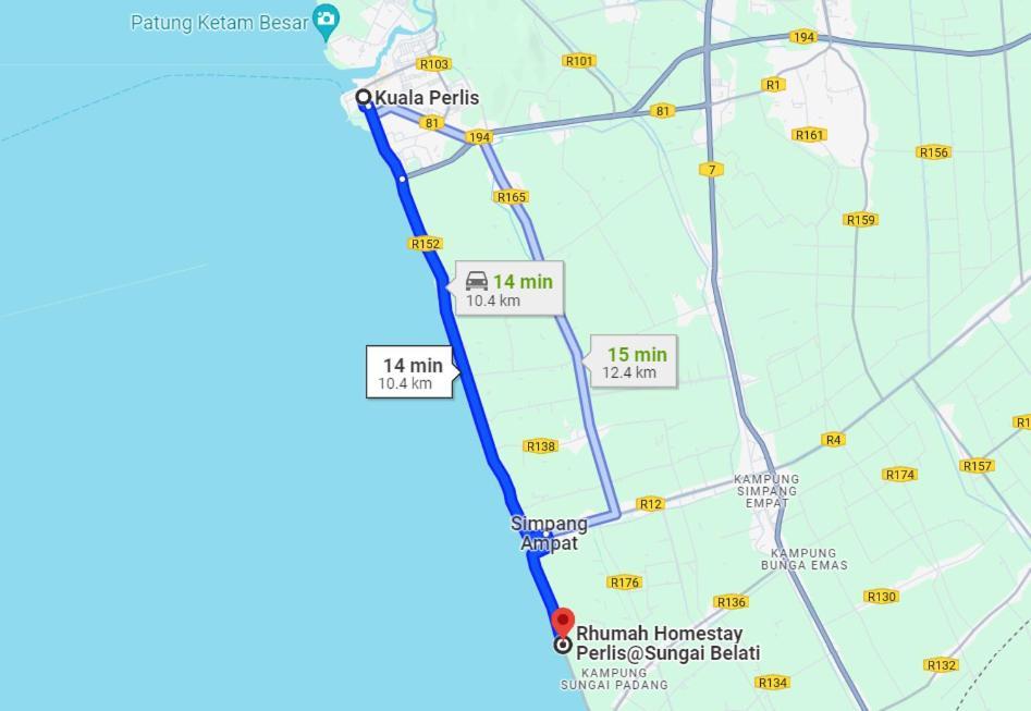 Rhumah Sungai Belati Villa Simpang Empat  Bagian luar foto