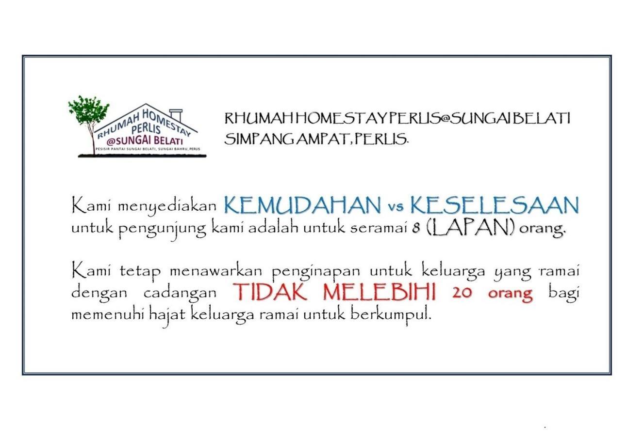 Rhumah Sungai Belati Villa Simpang Empat  Bagian luar foto
